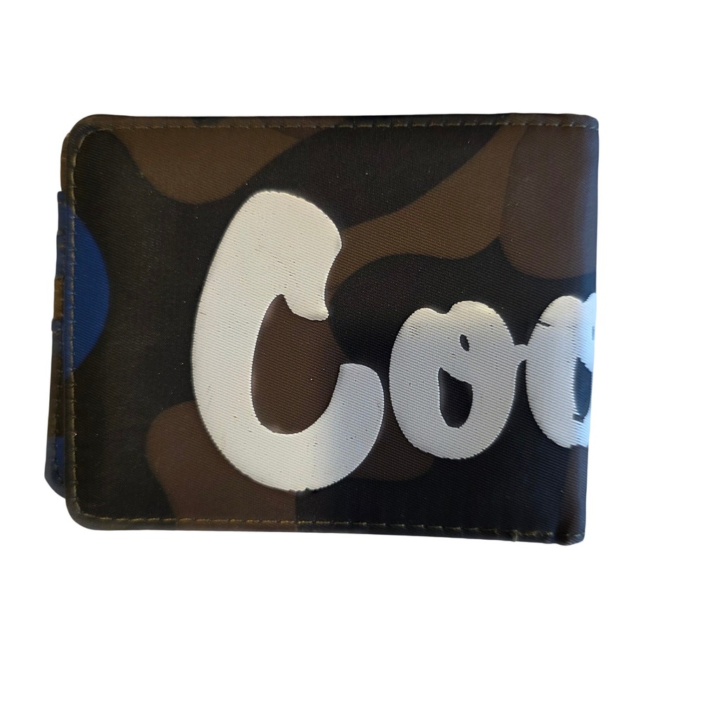 Cookies SF Camo Bifold Wallet Blue Brown Camouflage Streetwear Logo